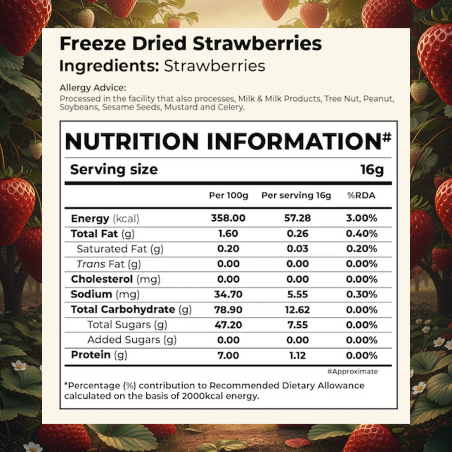 Freeze Dried Strawberry